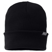 Шапка унісекс Jack Wolfskin RIB HAT чорна 1903891-6000 изображение 1