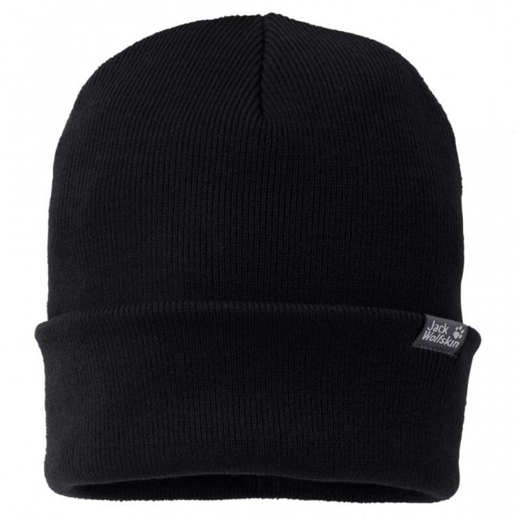 Шапка унісекс Jack Wolfskin RIB HAT чорна 1903891-6000 изображение 1