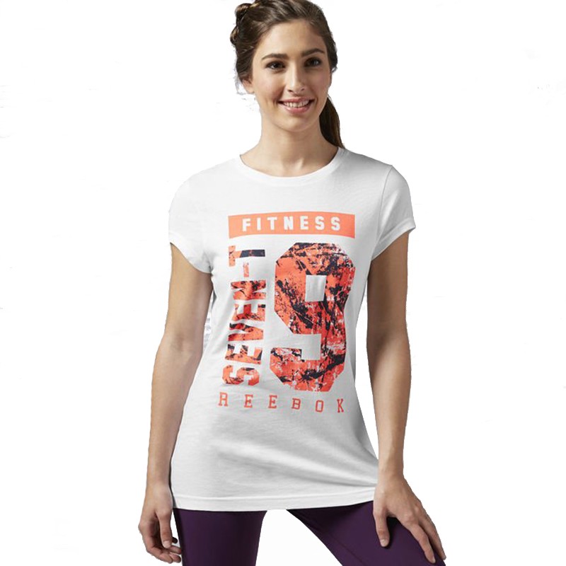 Футболка женская Reebok GR 79 белая AA9340 — Sport City Футболка женская Reebok GR 79 белая AA9340