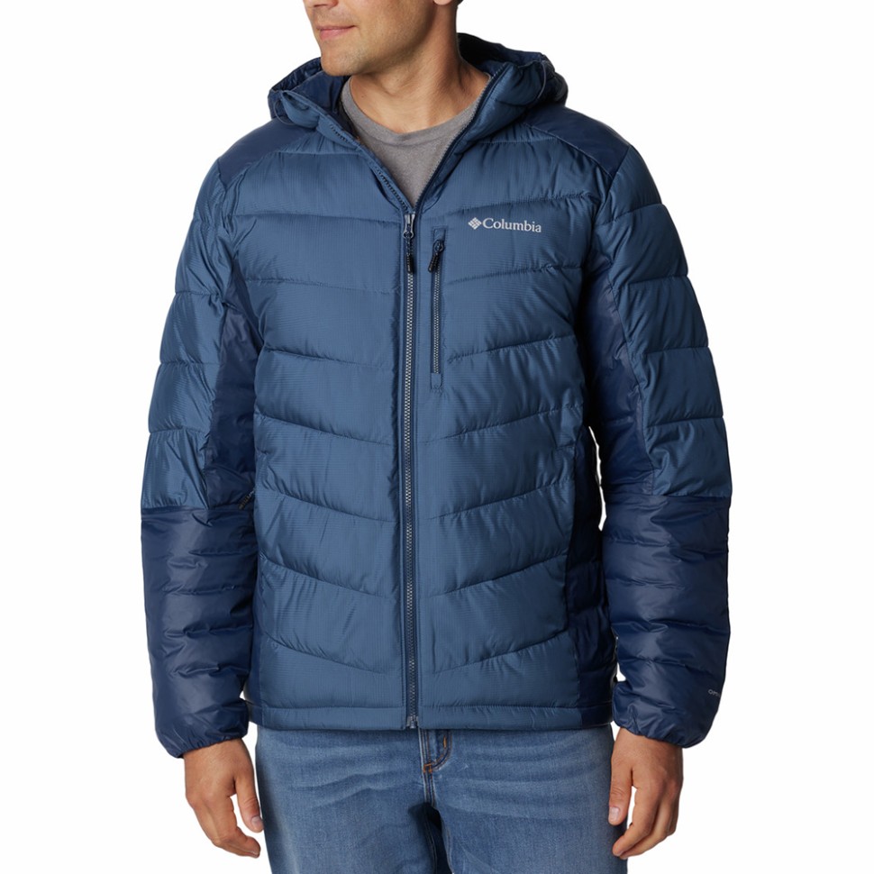 Куртка чоловіча Columbia Labyrinth Loop™ Hooded Jacket синя 1957341-478 — фото 1