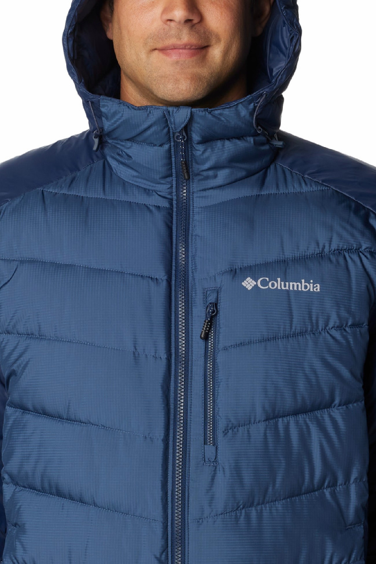 Куртка чоловіча Columbia Labyrinth Loop™ Hooded Jacket синя 1957341-478 изображение 3