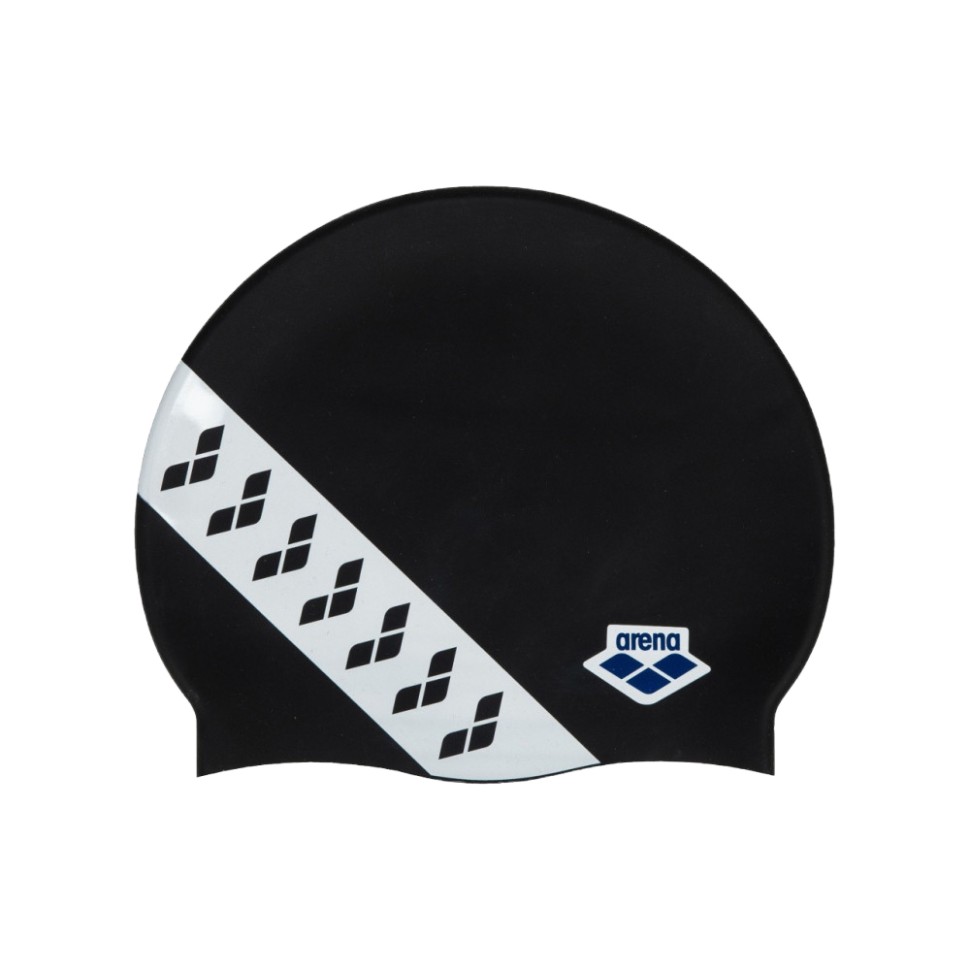 Шапочка для плавання Arena ICONS TEAM STRIPE CAP чорна 001463-111 — фото 1