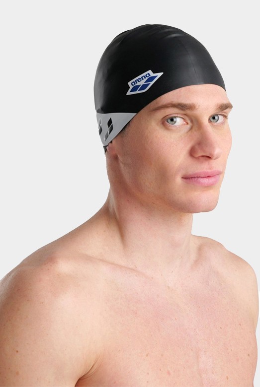 Шапочка для плавання  Arena ICONS TEAM STRIPE CAP чорна 001463-111 изображение 2