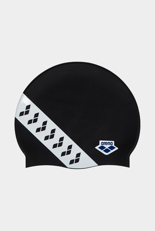 Шапочка для плавання Arena ICONS TEAM STRIPE CAP чорна 001463-111 — фото 3