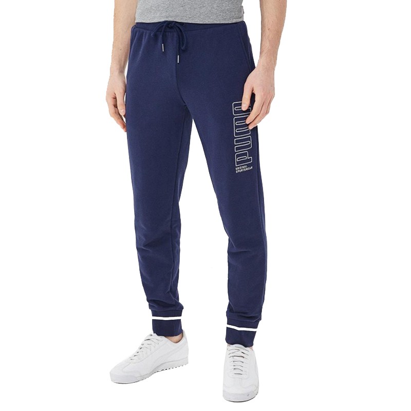Брюки мужские Puma Athletics Pants синие 85414406 изображение 1