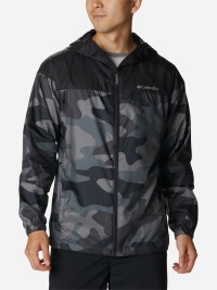 Ветровка мужская Columbia FLASH CHALLENGER™ NOVELTY WINDBREAKER черная 1988711-010 изображение 2