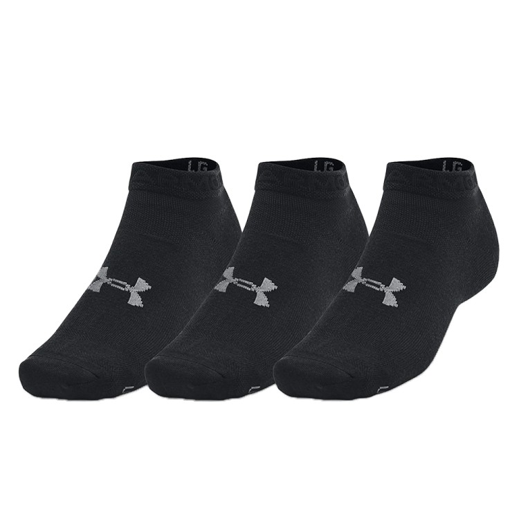 Носки  Under Armour UA Essential Low Cut 3pk черные 1382958-001 изображение 1
