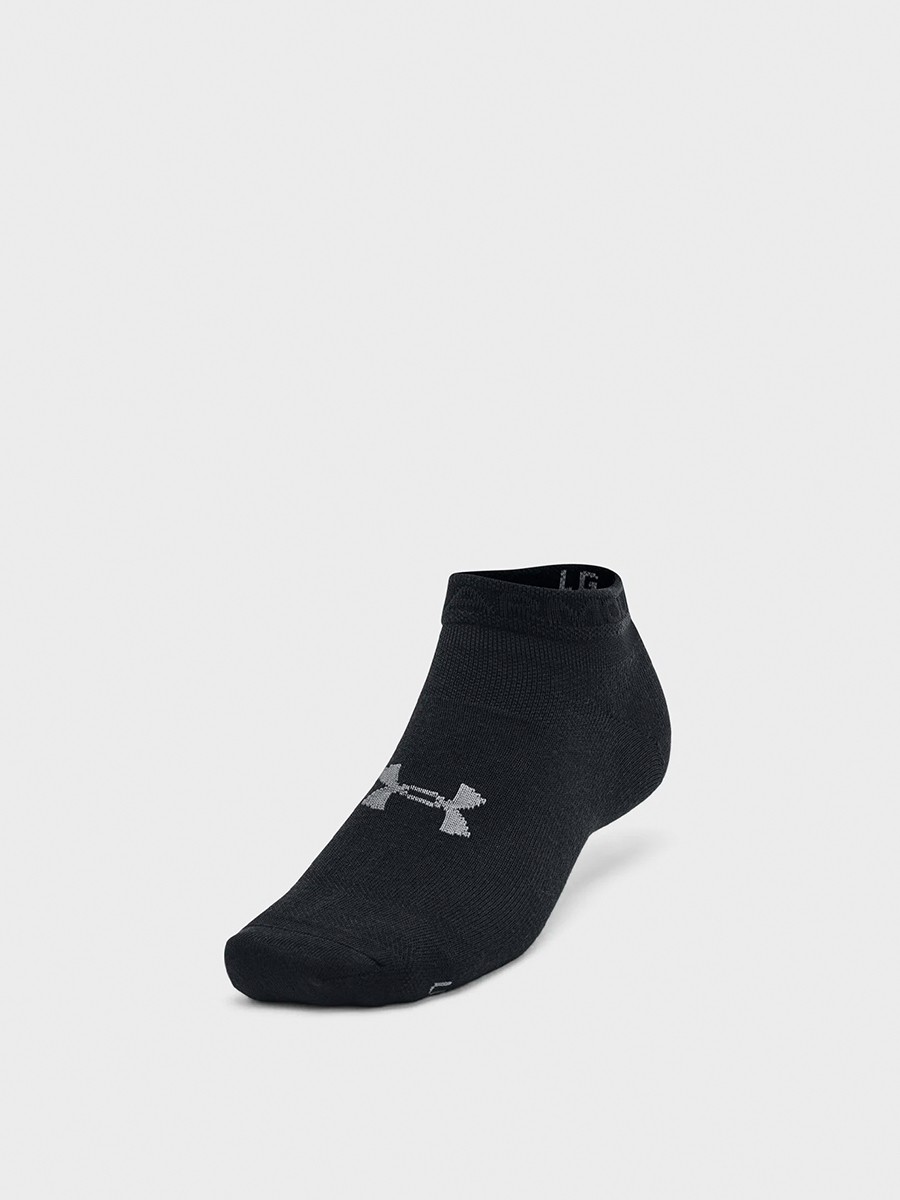 Шкарпетки Under Armour UA Essential Low Cut 3pk чорні 1382958-001 — фото 4 — Sport City Шкарпетки Under Armour UA Essential Low Cut 3pk чорні 1382958-001 — фото 4