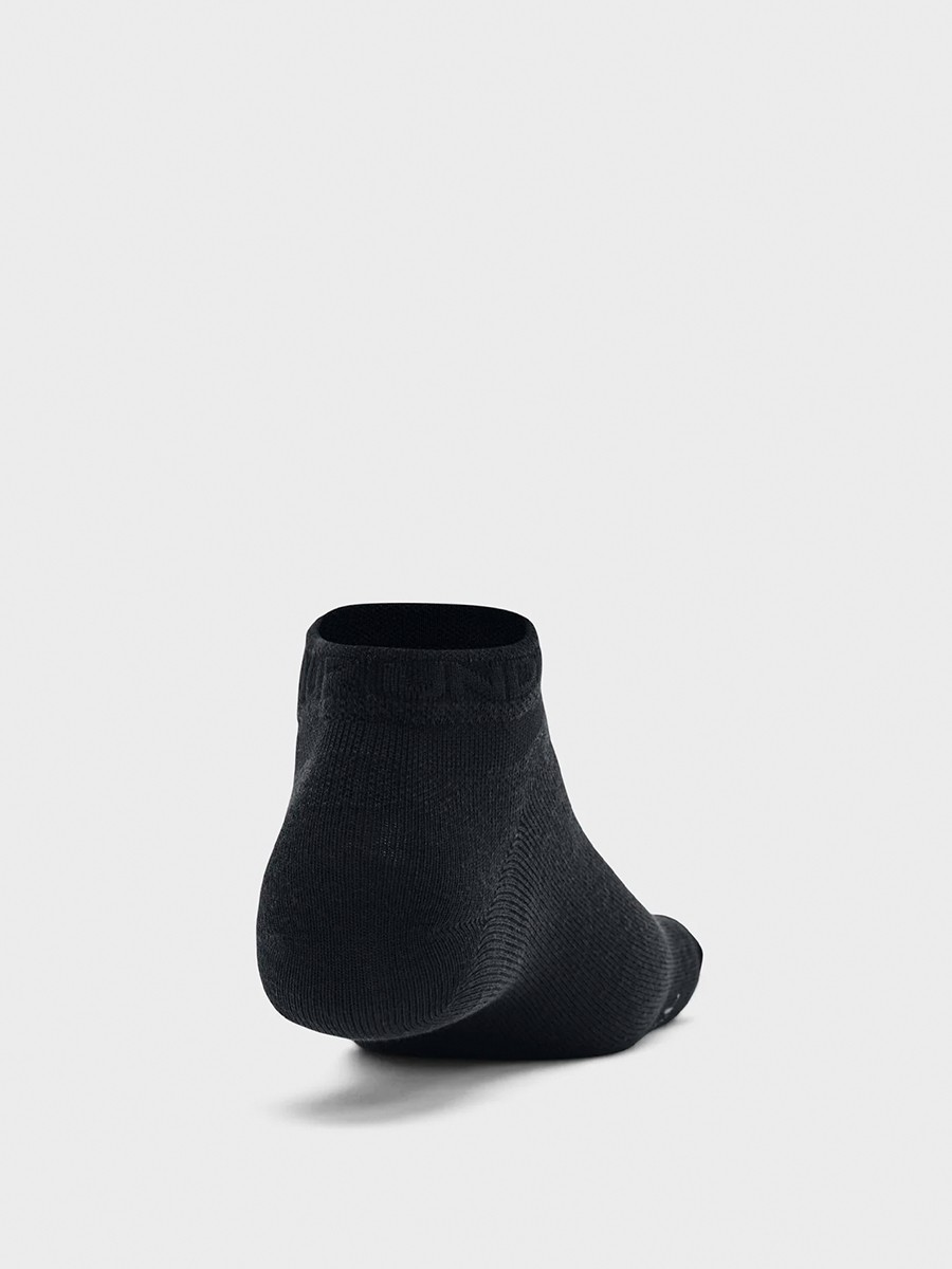 Шкарпетки  Under Armour UA Essential Low Cut 3pk чорні 1382958-001 изображение 5