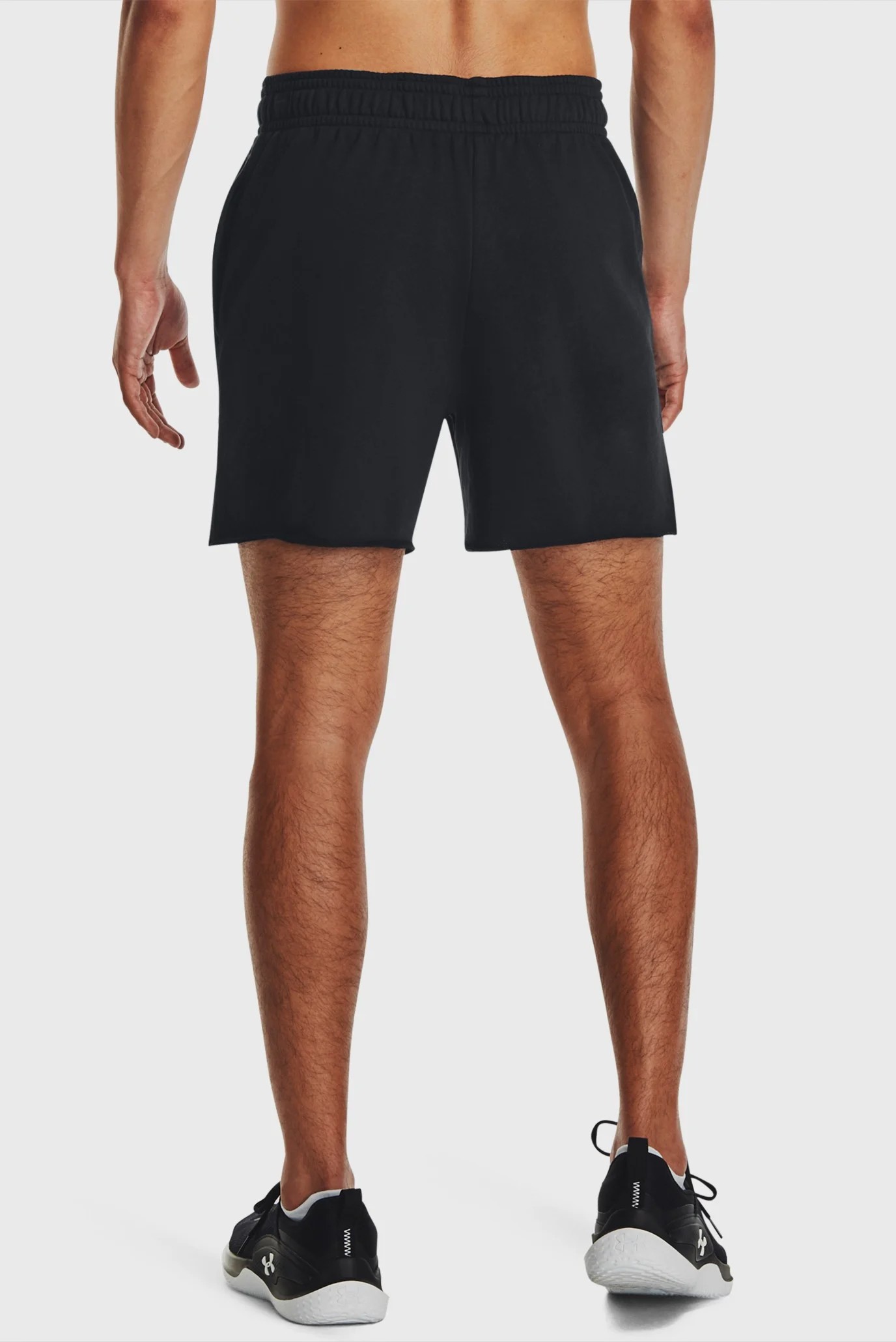 Шорты мужские Under Armour UA Rival Terry 6in Short черные 1382427-001 изображение 3