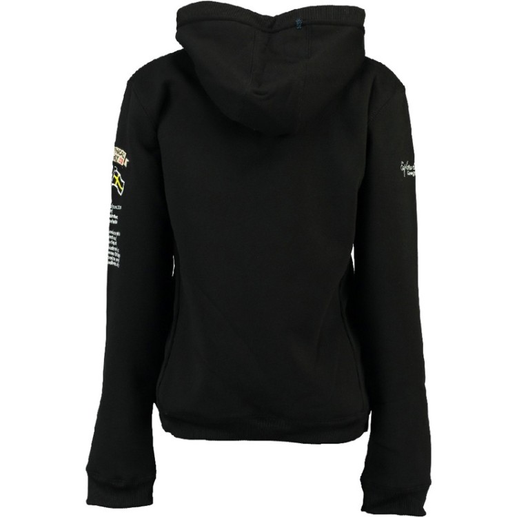 Толстовка женская Geographical Norway черная SR638F-010 изображение 2