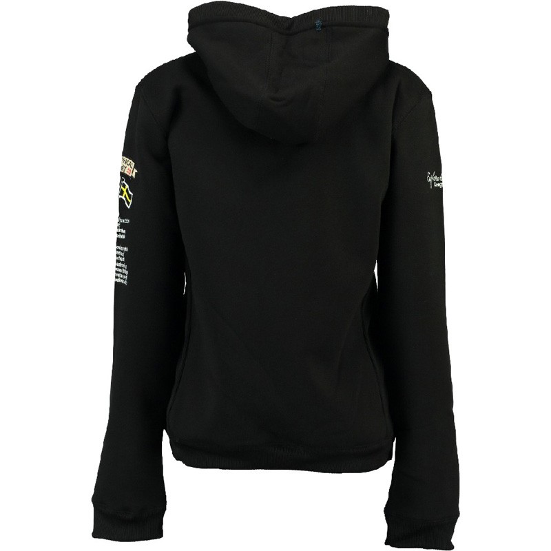 Толстовка женская Geographical Norway черная SR638F-010 изображение 2