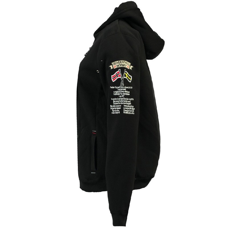 Толстовка женская Geographical Norway черная SR638F-010 изображение 3