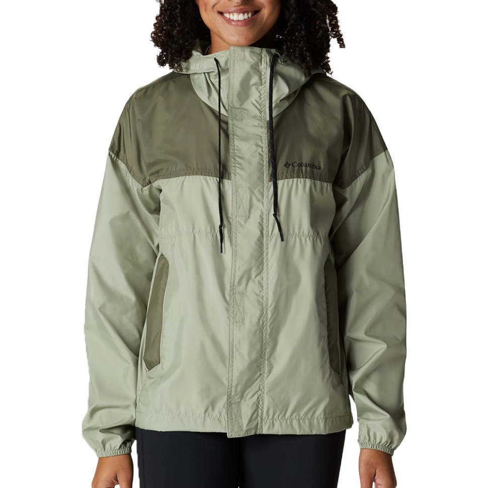 Вітрівка жіноча Columbia FLASH CHALLENGER™ WINDBREAKER зелена 1989521-348 — фото 1
