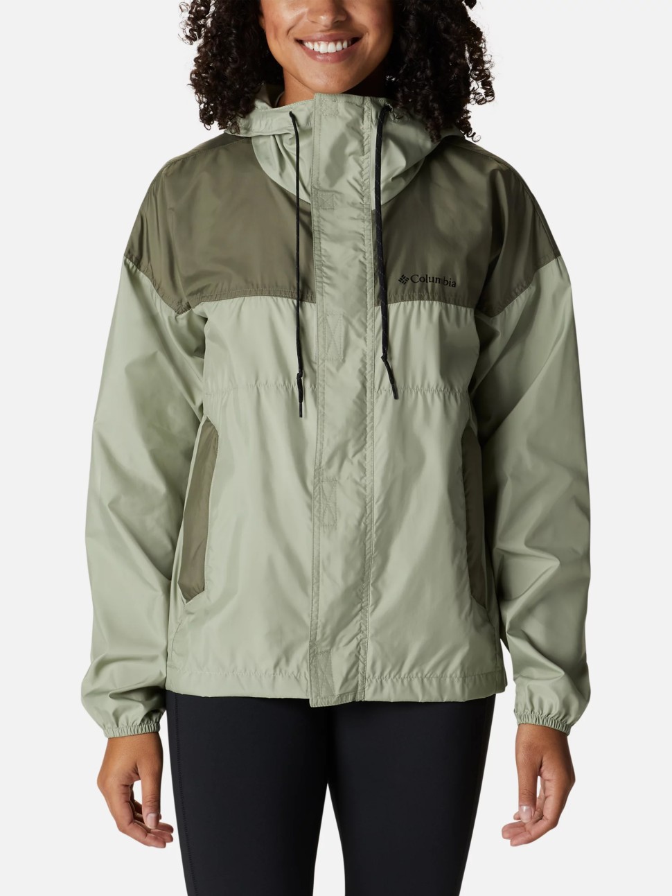 Вітрівка жіноча Columbia FLASH CHALLENGER™ WINDBREAKER зелена 1989521-348 — фото 2