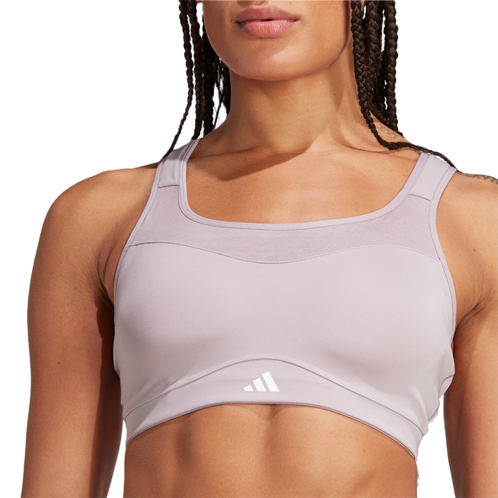 Бра жіночий Adidas TLRDIM HS BRA фіолетовий IT6678 — фото 1