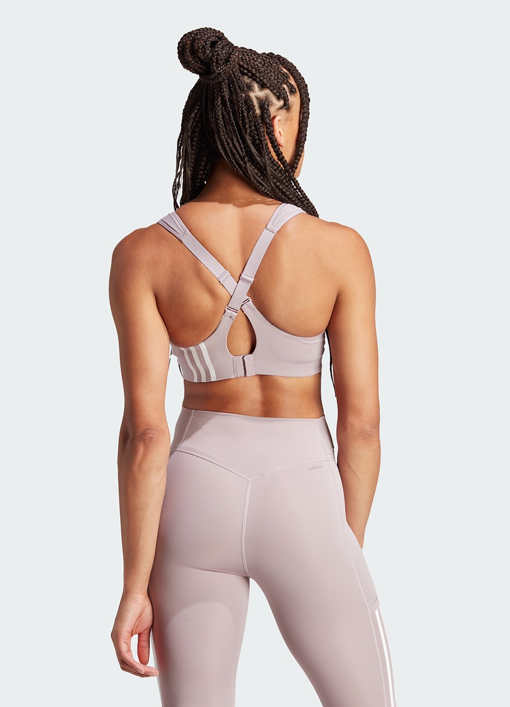 Бра жіночий Adidas TLRDIM HS BRA фіолетовий IT6678 изображение 3