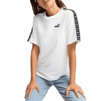 Футболка женская Puma TAPE Relaxed Tee белая 68500902 изображение 1