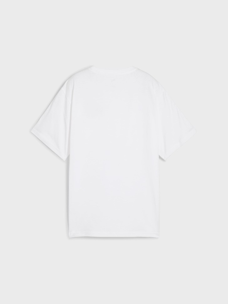 Футболка женская Puma TAPE Relaxed Tee белая 68500902 изображение 6