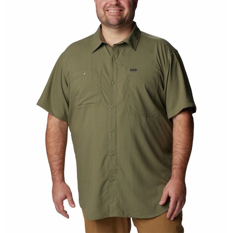 Рубашка мужская Columbia Silver Ridge™ Utility Lite Short Sleeve хаки 2030722-397