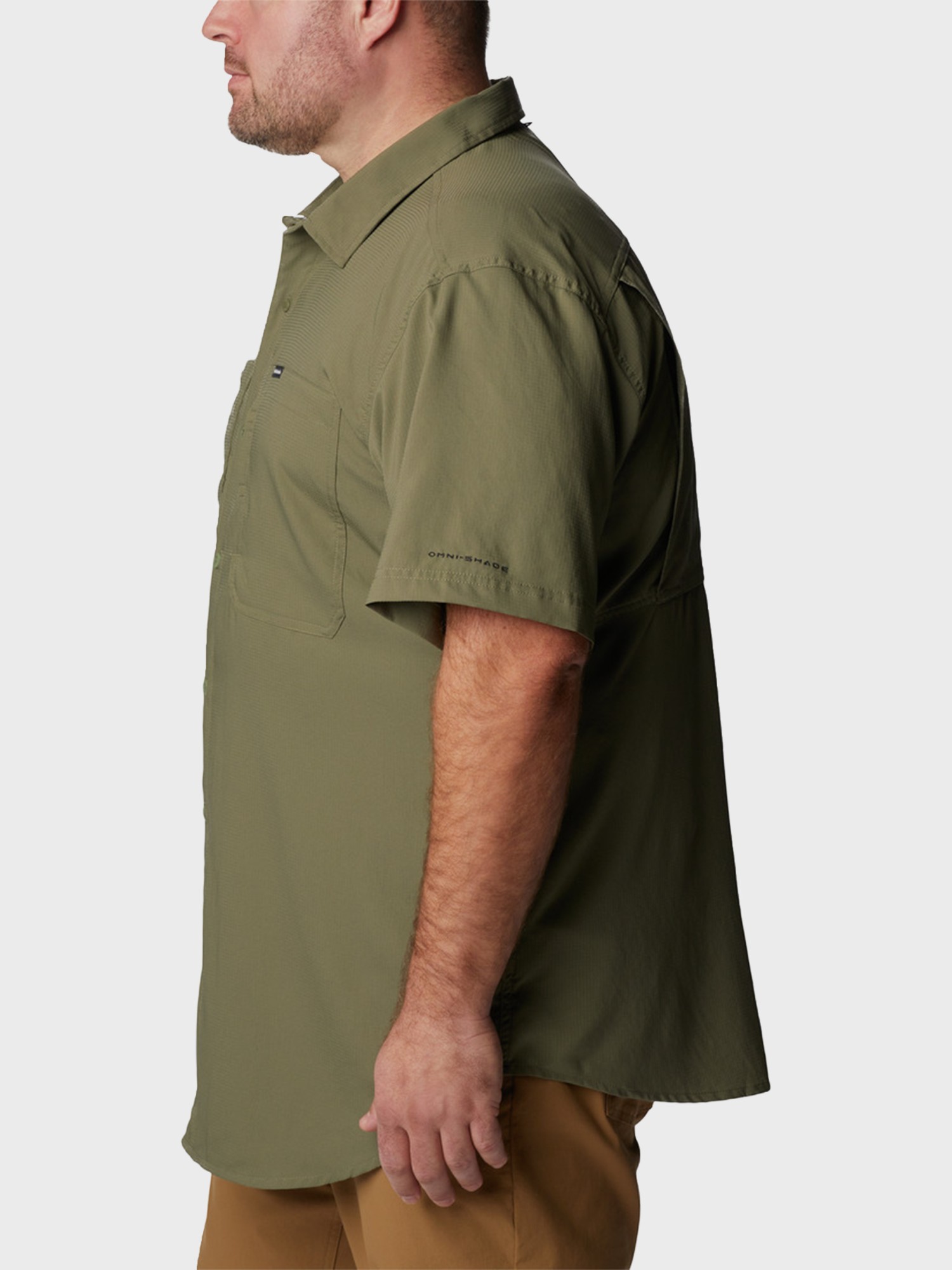 Рубашка мужская Columbia Silver Ridge™ Utility Lite Short Sleeve хаки 2030722-397 изображение 4