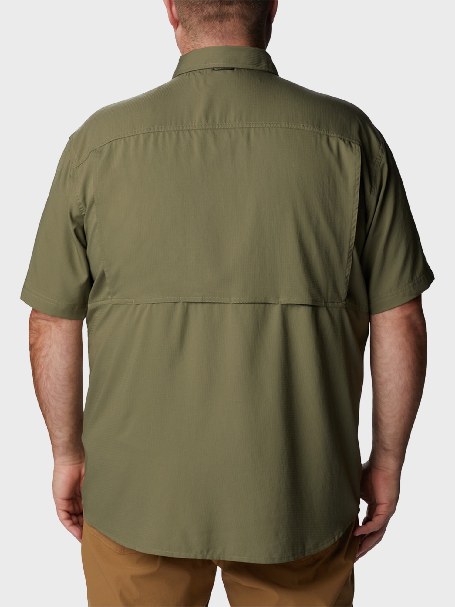 Рубашка мужская Columbia Silver Ridge™ Utility Lite Short Sleeve хаки 2030722-397 изображение 5