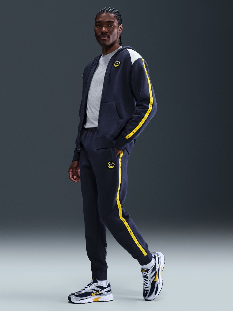Штани чоловічі Nike M NSW CS JOGGER FLC BB темно-сині IH4287-410 — фото 2