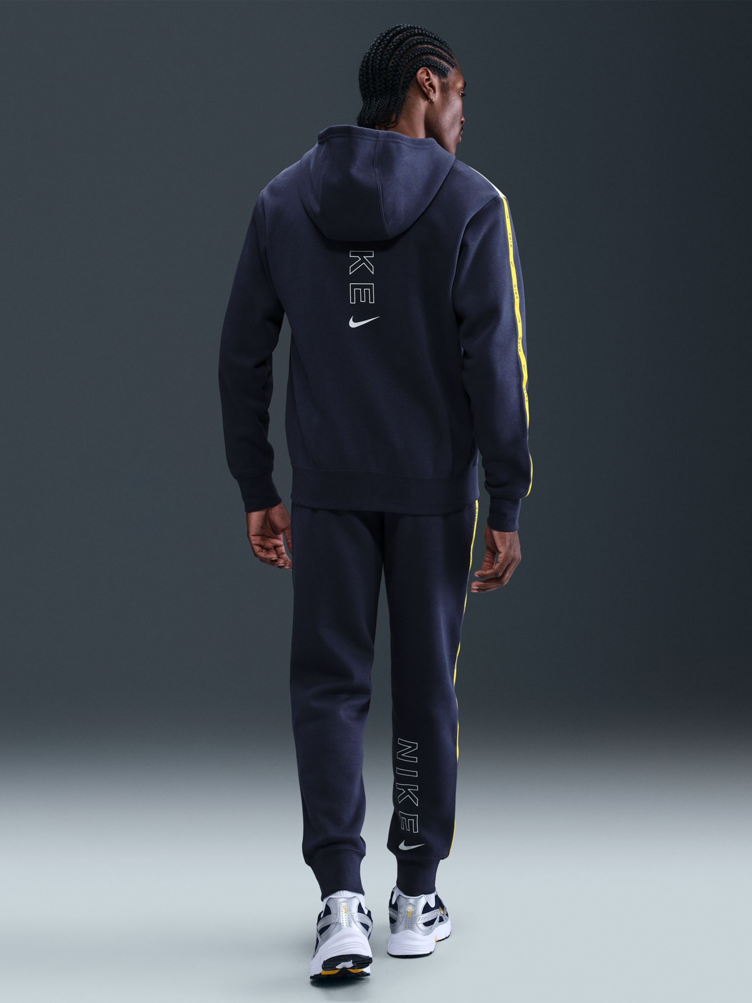 Брюки мужские Nike M NSW CS JOGGER FLC BB темно-синие IH4287-410 изображение 3