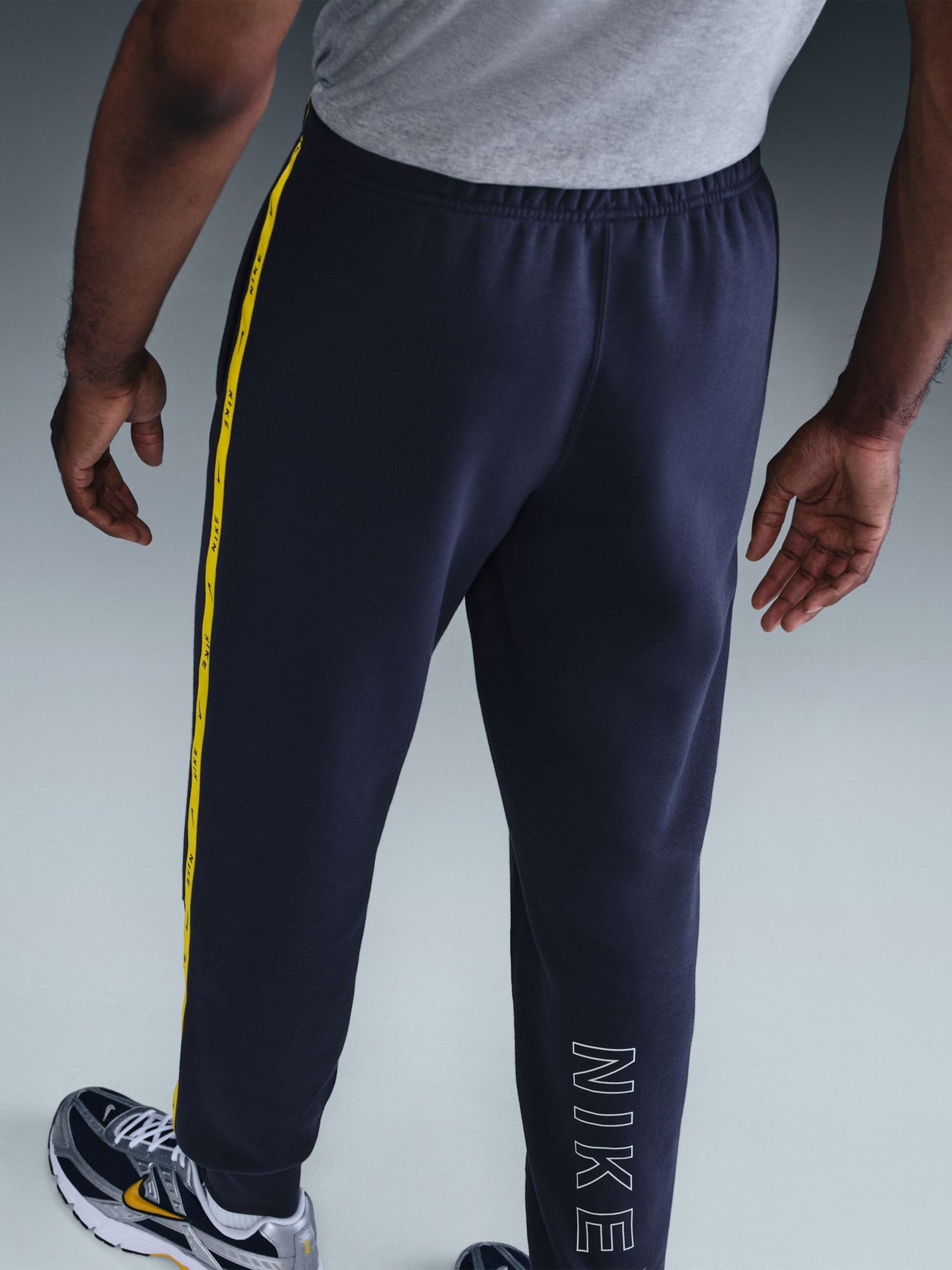 Брюки мужские Nike M NSW CS JOGGER FLC BB темно-синие IH4287-410 изображение 5