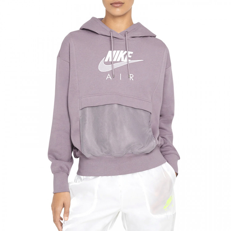 Толстовка жіноча Nike W Nsw Air Hoodie фіолетова CZ8620-531  изображение 1
