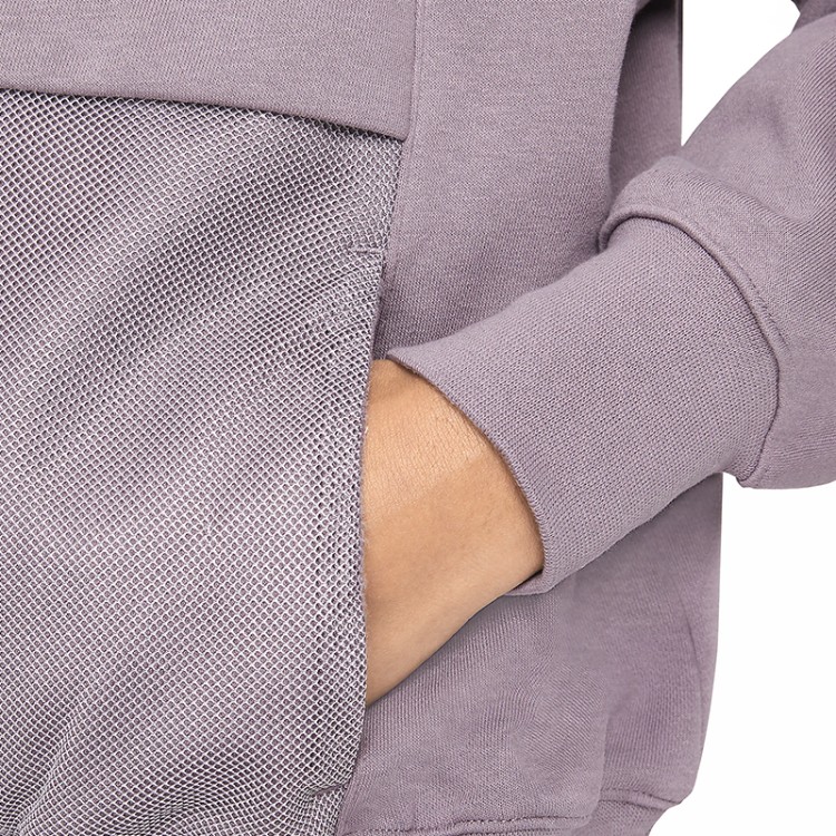 Толстовка жіноча Nike W Nsw Air Hoodie фіолетова CZ8620-531  изображение 4