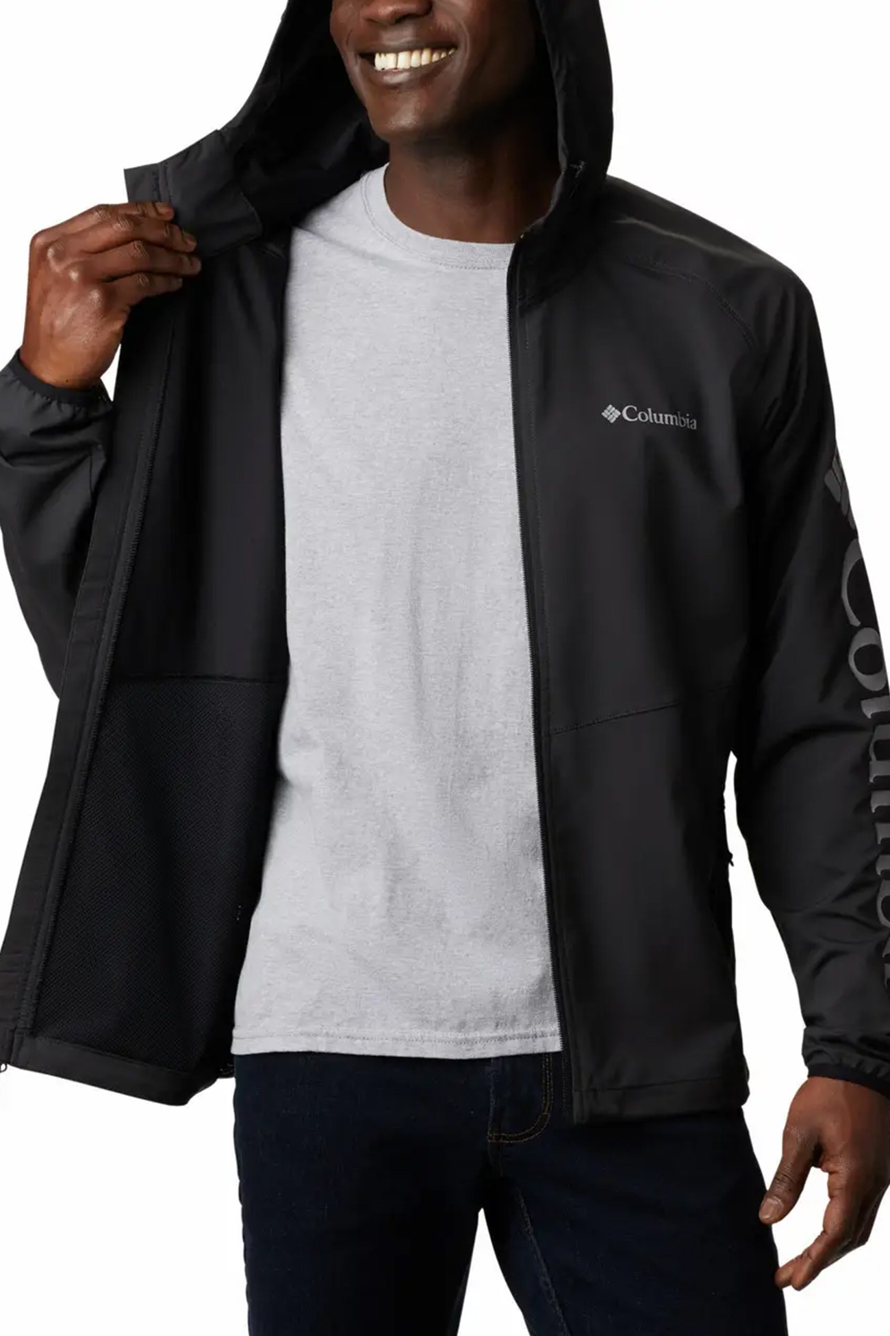 Вітрівка чоловіча Columbia  Panther Creek ™ Jacket  чорна 1840711-011 изображение 3