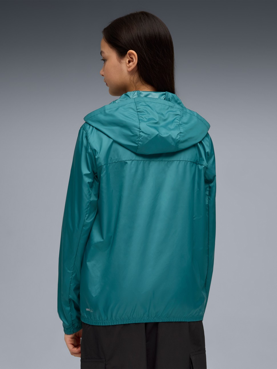Вітрівка дитяча Puma Ess Regular Windbreaker зелена 68516541 — фото 5