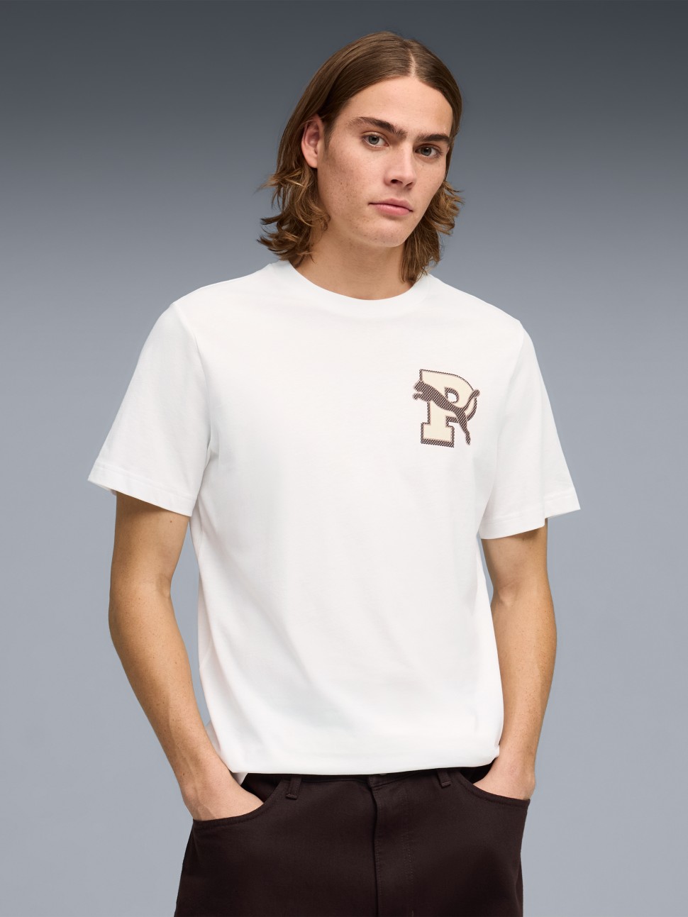 Футболка мужская Puma GRAPHIC Varsity Tee белая 69177602 — фото 2 — Sport City Футболка мужская Puma GRAPHIC Varsity Tee белая 69177602 — фото 2