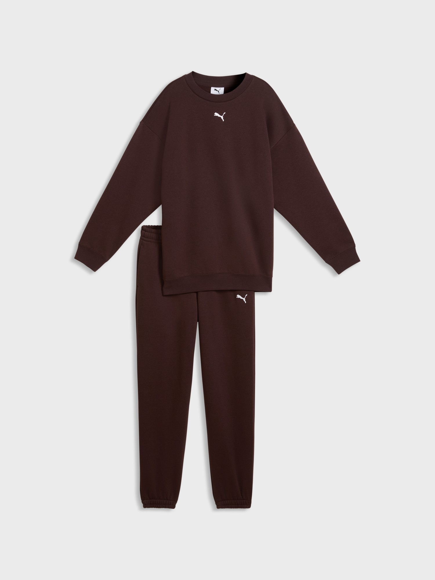 Костюм детский Puma Loungewear Oversized Sweat Suit FL G коричневый 68972733 изображение 5