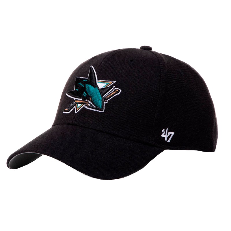 Бейсболка 47 Brand NHL SAN JOSE SHARKS чорна H-MVP22WBV-BK — фото 1