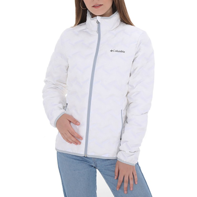 Куртка пуховая женская Columbia Delta Ridge Down Jacket белая 1875921-100 изображение 1