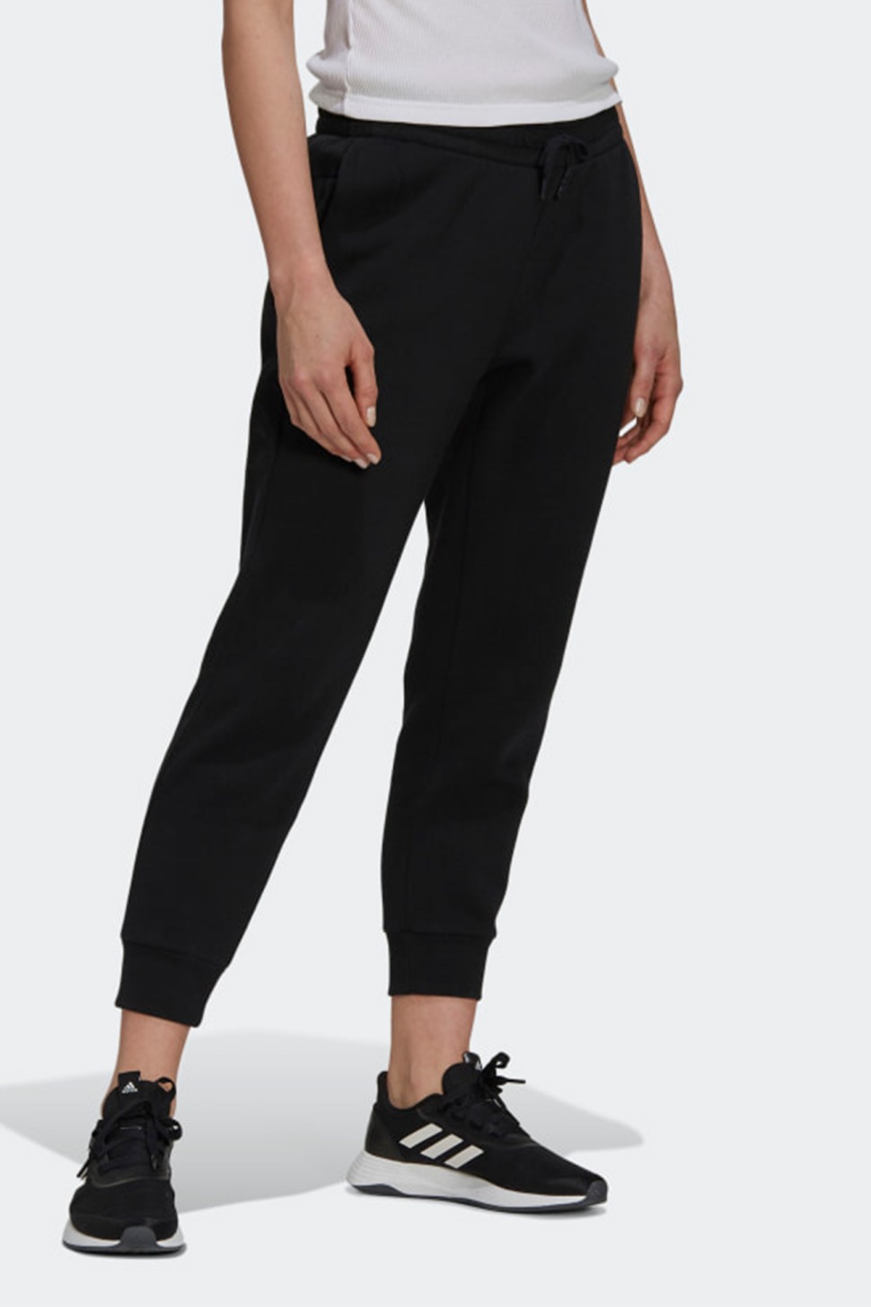 Брюки женские Adidas W Sl Fl C 78Pt черные GS1350 — фото 4 — Sport City Брюки женские Adidas W Sl Fl C 78Pt черные GS1350 — фото 4