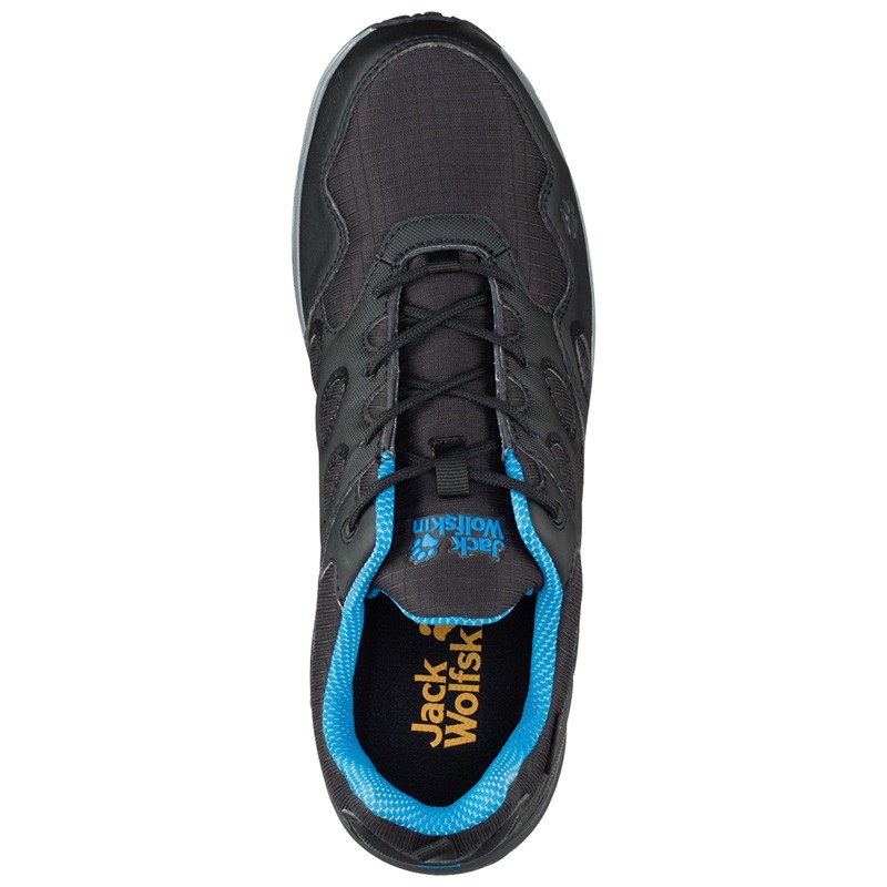 Кроссовки мужские Jack Wolfskin VENTURE FLY TEXAPORE LOW M серые 4022081-1062 — фото 2