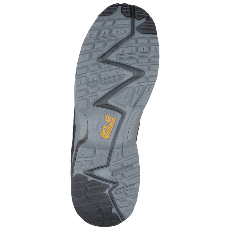 Кроссовки мужские Jack Wolfskin VENTURE FLY TEXAPORE LOW M серые 4022081-1062 изображение 3