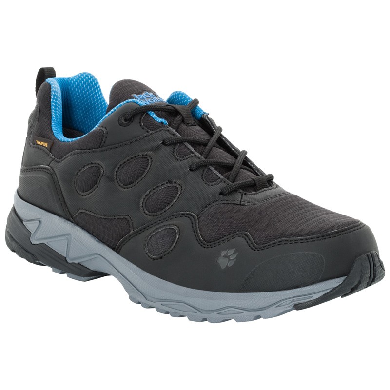 Кроссовки мужские Jack Wolfskin VENTURE FLY TEXAPORE LOW M серые 4022081-1062 — фото 4