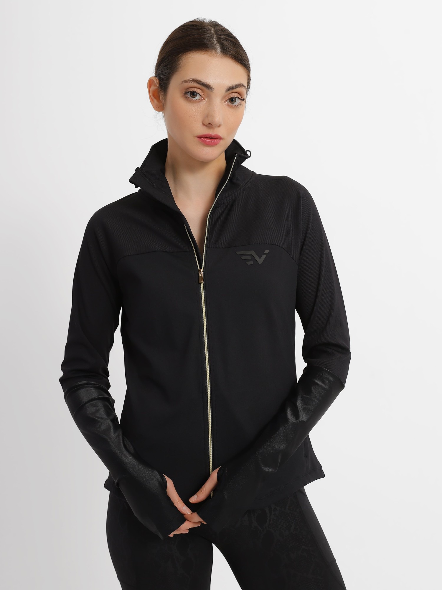 Толстовка жіноча Evoids Erba чорна 312308-010 изображение 2