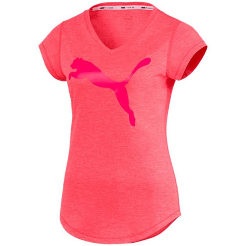 Футболка женская Puma Heather Cat Tee розовая 51714711 изображение 1
