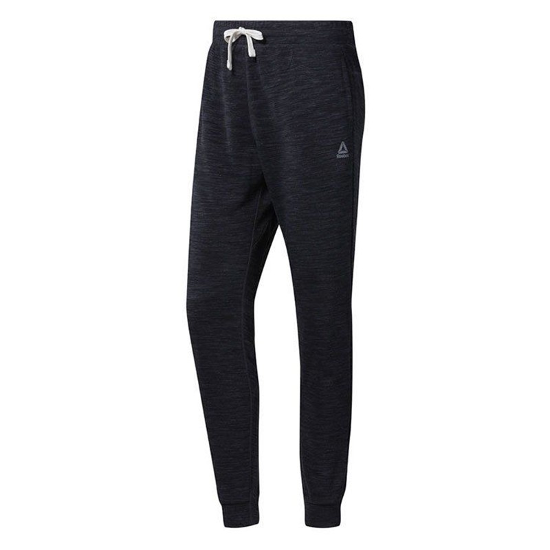 Брюки мужские Reebok Training Essentials Marble черные DP6133 — Sport City Брюки мужские Reebok Training Essentials Marble черные DP6133