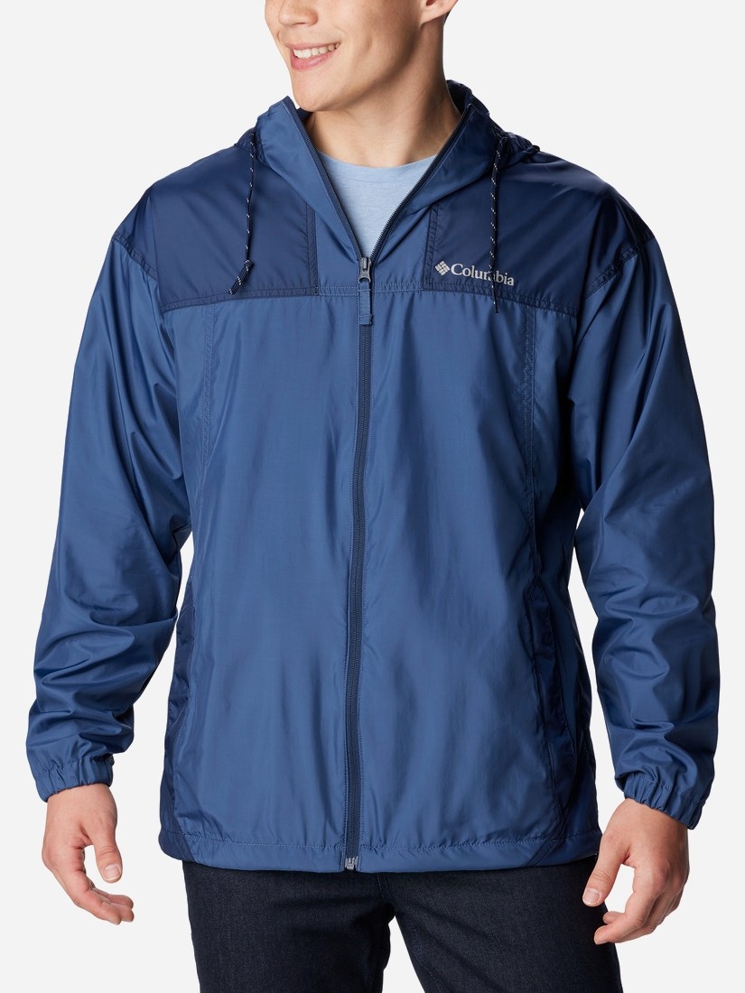 Вітрівка чоловіча Columbia FLASH CHALLENGER™ WINDBREAKER синя 1988731-479 изображение 2