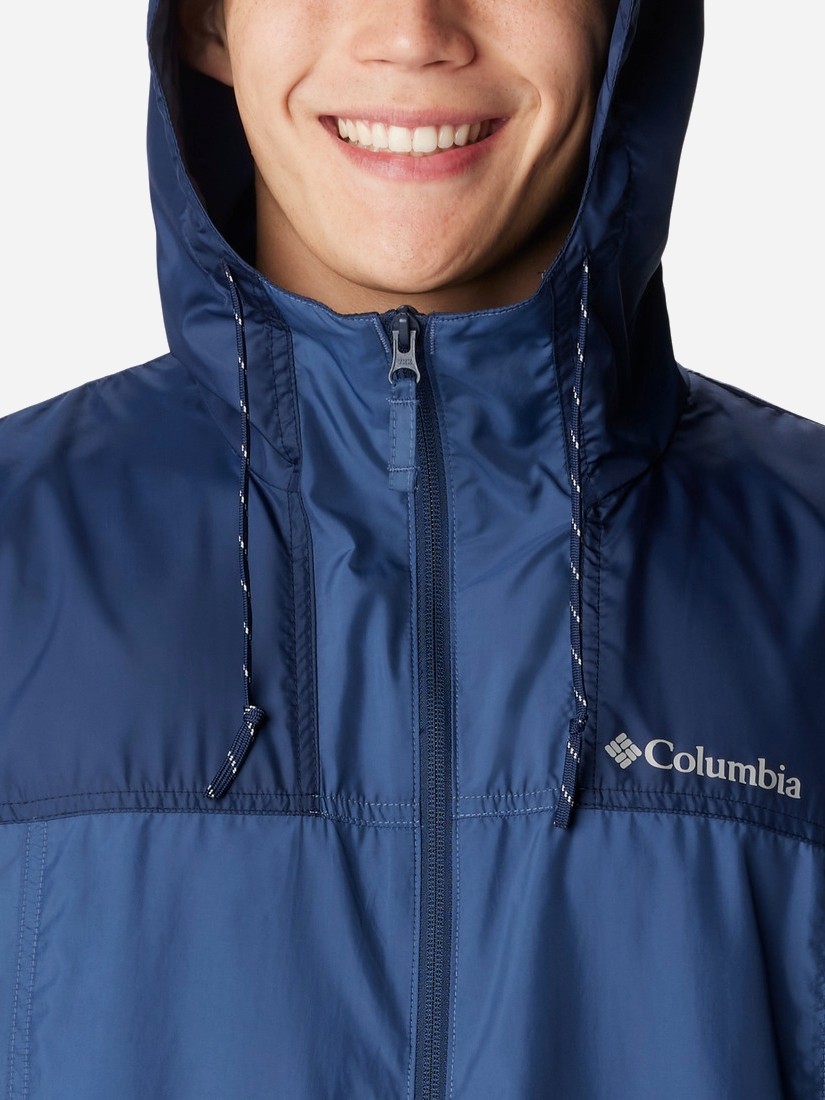 Вітрівка чоловіча Columbia FLASH CHALLENGER™ WINDBREAKER синя 1988731-479 изображение 4