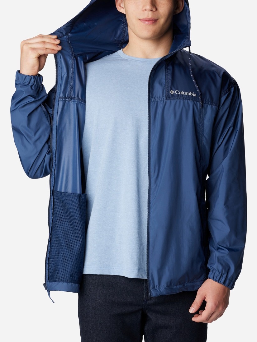 Вітрівка чоловіча Columbia FLASH CHALLENGER™ WINDBREAKER синя 1988731-479 изображение 6