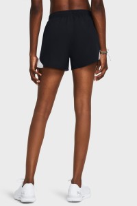 Шорты женские Under Armour UA Fly By Short черные 1382438-002 изображение 3