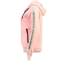 Толстовка женская Geographical Norway розовая WQ886F-600 изображение 3