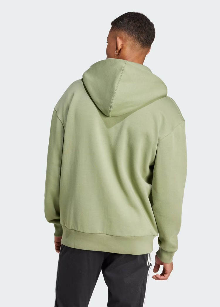 Толстовка мужская Adidas M A SZN FL FZ оливковая IY4161 изображение 3
